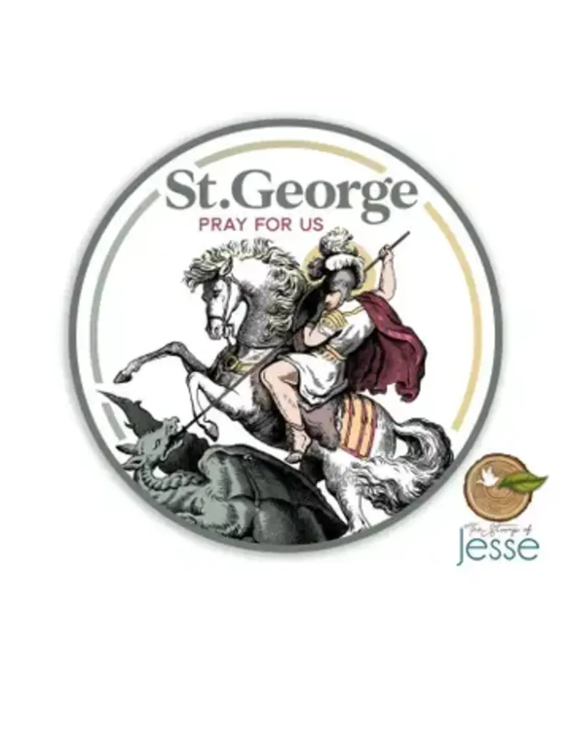 The Stump of Jesse St. George Waterproof Vinyl Catholic Sticker