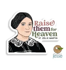 The Stump of Jesse St. Zelie Martin Waterproof Catholic Sticker