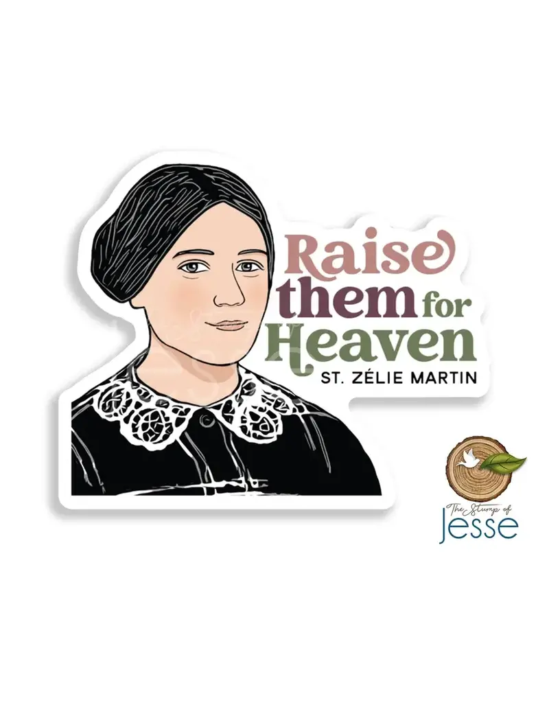 The Stump of Jesse St. Zelie Martin Waterproof Catholic Sticker