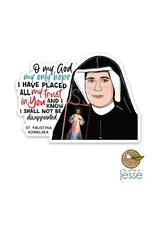 The Stump of Jesse St. Faustina Kowalska Divine Mercy Catholic Sticker