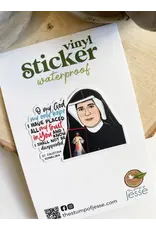 The Stump of Jesse St. Faustina Kowalska Divine Mercy Catholic Sticker
