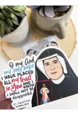 The Stump of Jesse St. Faustina Kowalska Divine Mercy Catholic Sticker