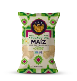 Siete Foods Siete Maíz Dairy Free Mexican Street Corn Tortilla Chips - Lime