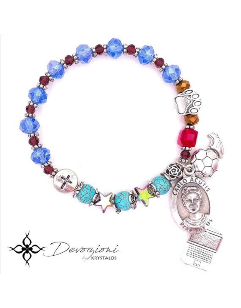 Nosotras Boutique Rosary Bracelet: Blessed Carlo Acutis
