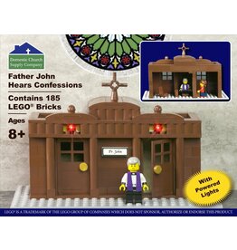 Domestic Church Supply Company Father John Hears Confession Lego Set