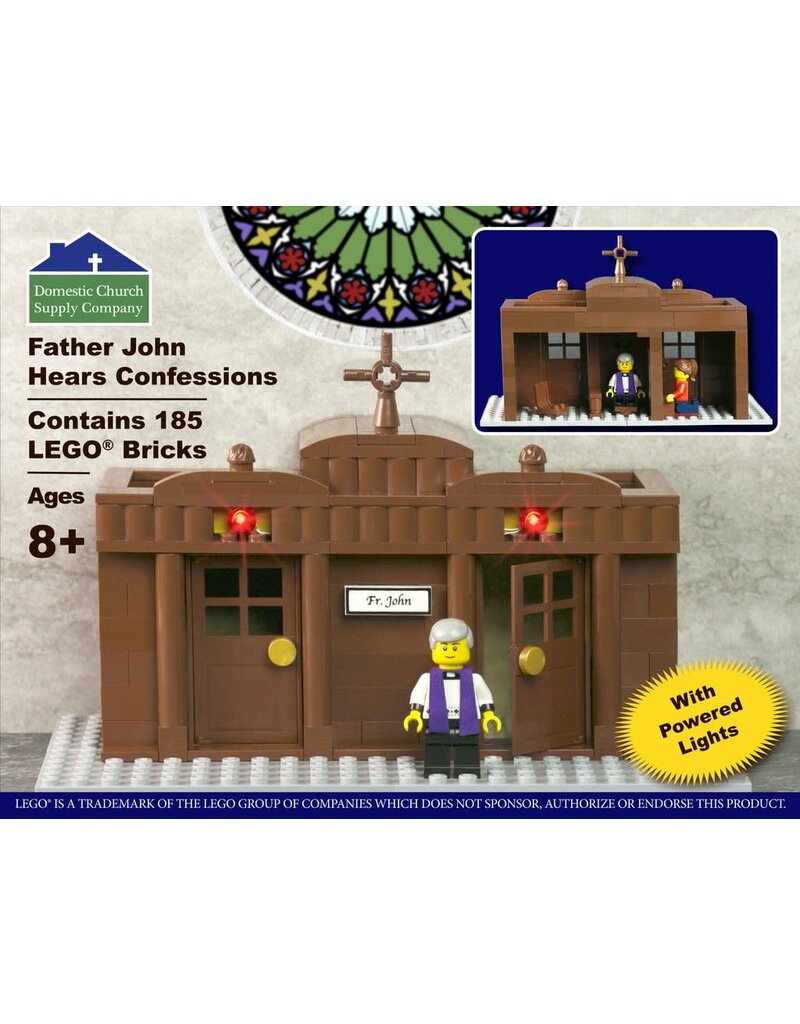 Domestic Church Supply Company Father John Hears Confession Lego Set