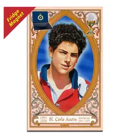 Oremus Mercy Carlo Acutis Fridge Magnet 2.75" x 4"