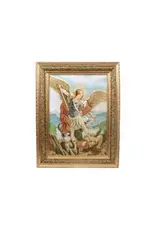 Oremus Mercy St. Michael the Archangel Padded Framed Image