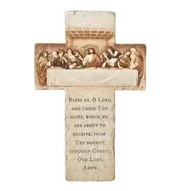 Roman, Inc 13.25"H the Last Supper Cross Renaissance Collection