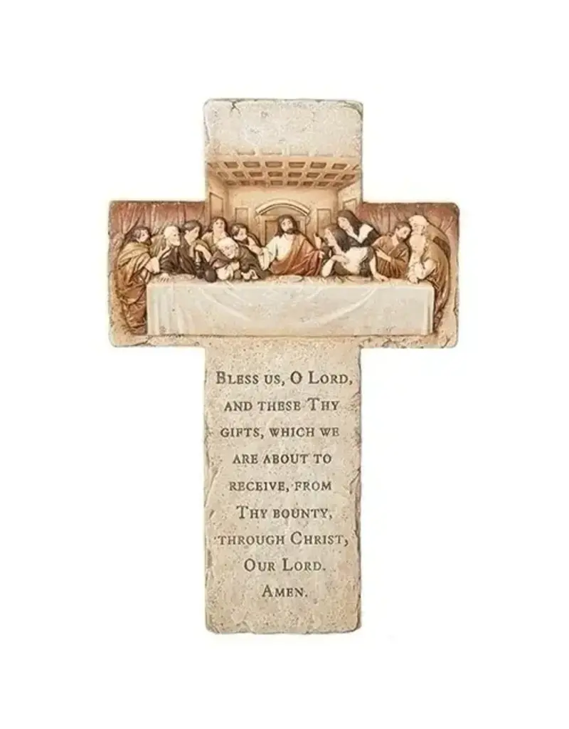 Roman, Inc 13.25"H the Last Supper Cross Renaissance Collection