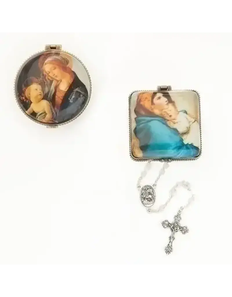 Roman, Inc 1.5"H  Assorted Madonna Image Box