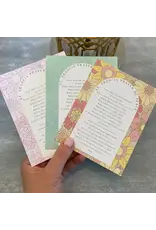 St Francis of Assisi Prayer Card Gift For Peace Prayer Saint | Yellow/pink/coral-ish