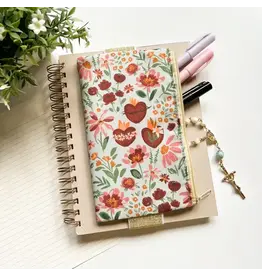 The Little Rose Shop Holy Family Hearts Catholic Bible/Planner Pouch