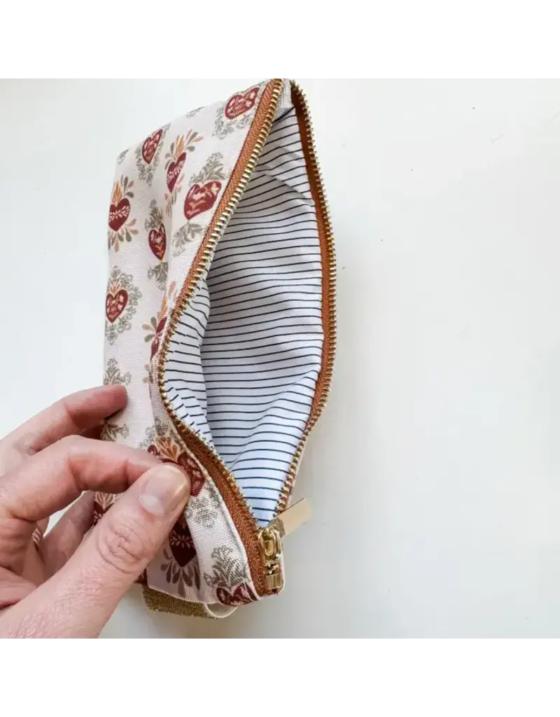 The Little Rose Shop Holy Family Hearts Catholic Bible/Planner Pouch