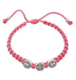 McVan Kids Pink St. Benedict Corded Bracelet