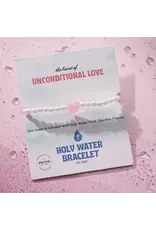 Petite Holy Water Heart Stretch Bracelet