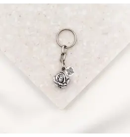 My Saint My Hero Mother Mary Rose Key Ring