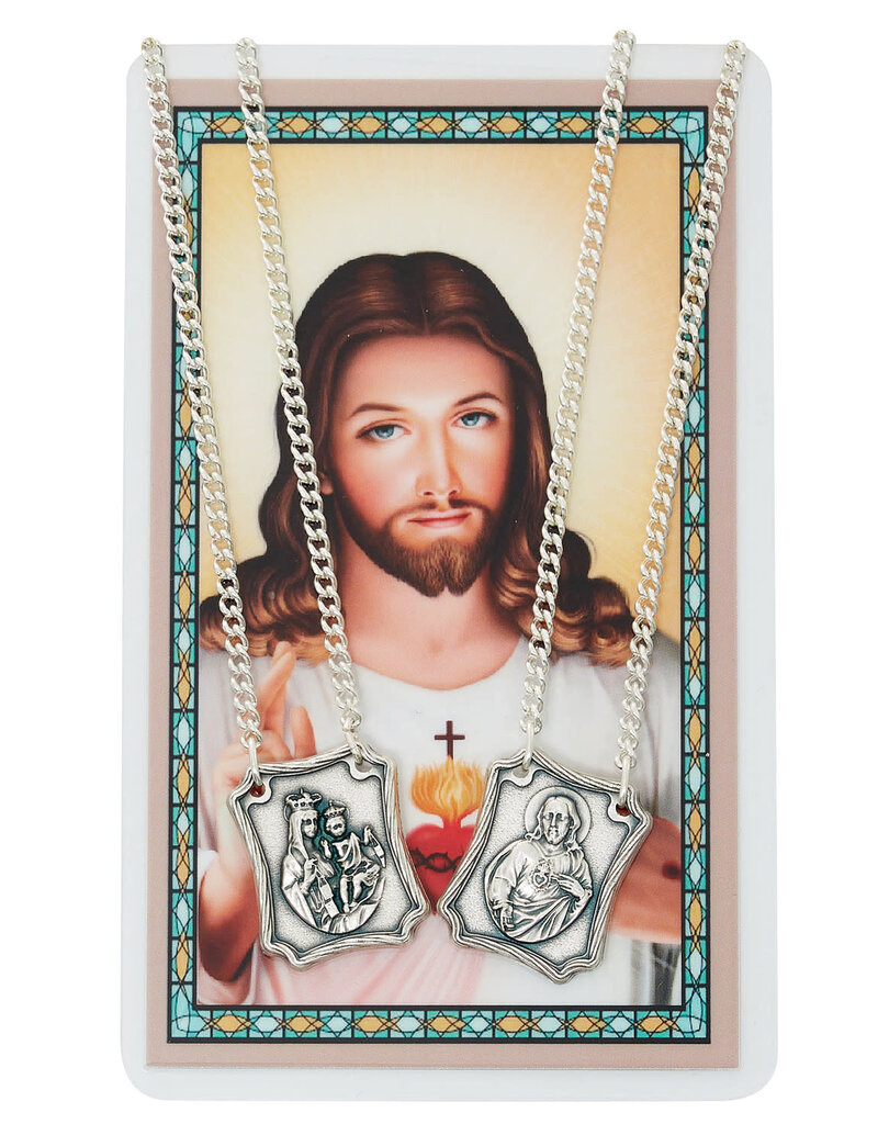 McVan Scapular Pendant & Prayer Card