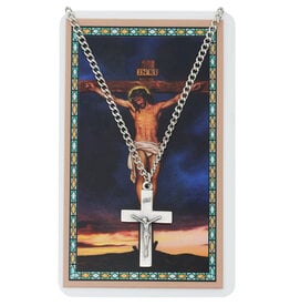 McVan Crucifix on 24" Chain w/ Prayer