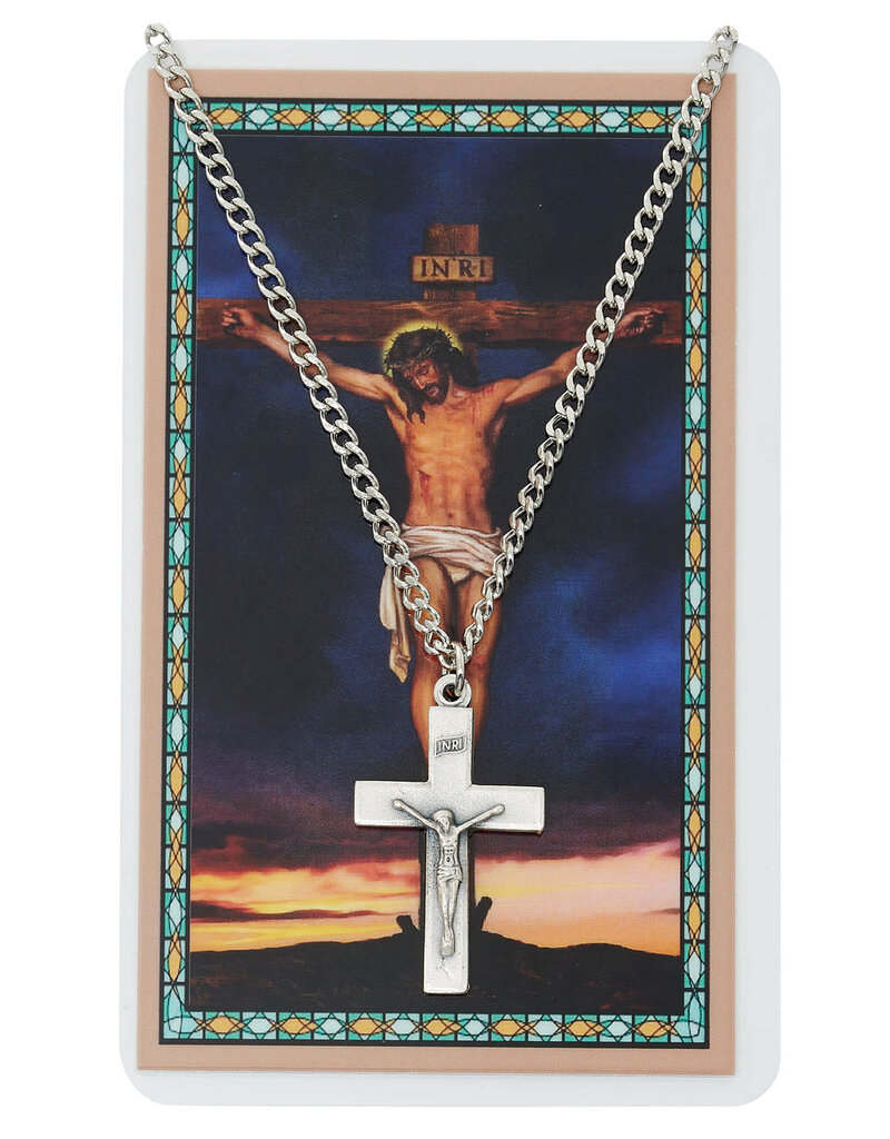 McVan Crucifix on 24" Chain w/ Prayer