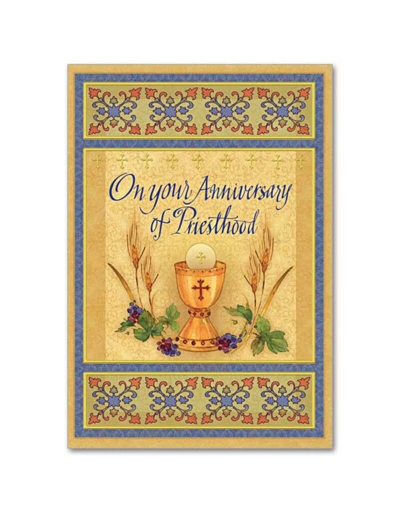 The Printery House On Your Anniversary of Priesthood Ordination Anniversary Card