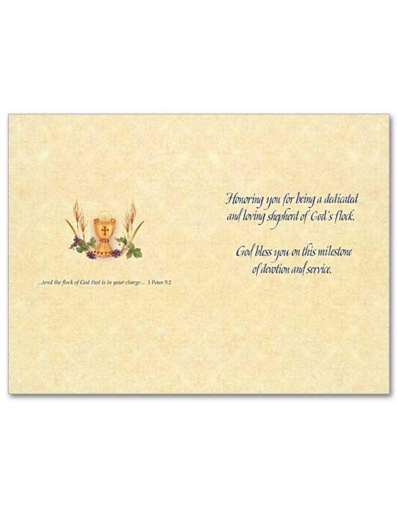 The Printery House On Your Anniversary of Priesthood Ordination Anniversary Card