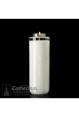 Cathedral Candle Co. 8 Day SacraLite Glass Sanctuary Light (Not Beeswax, Bottle Style, Box of 12)