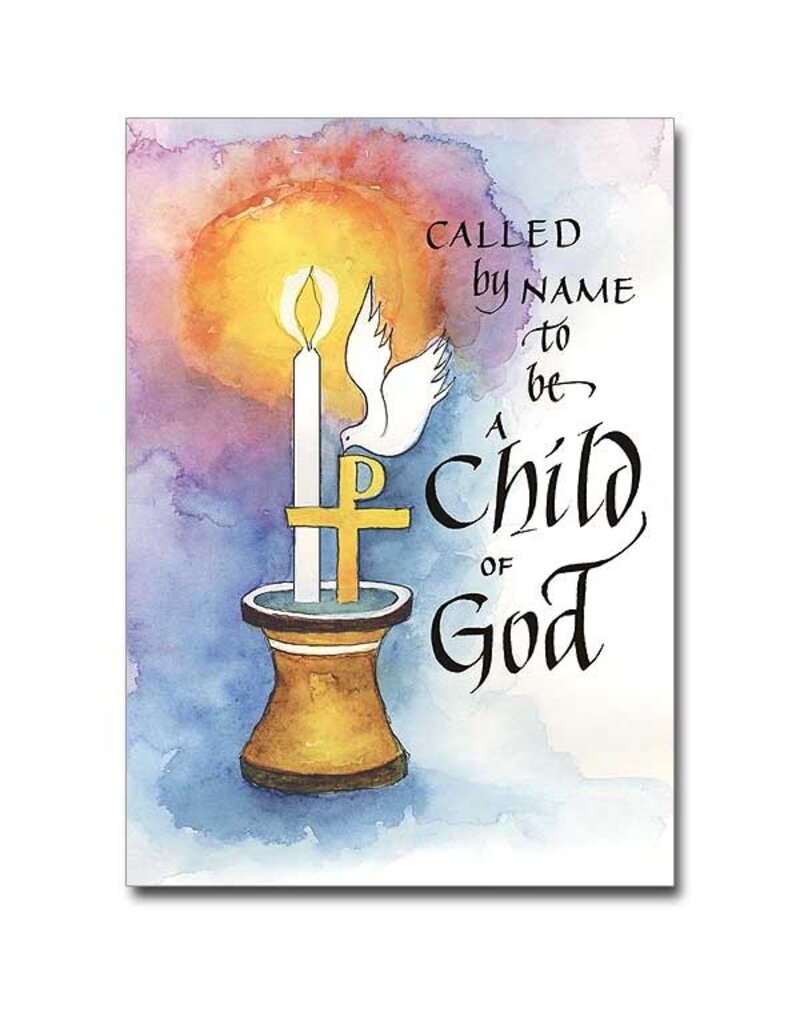 The Printery House Called By Name Baptism Card