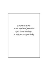 The Printery House Called By Name Baptism Card