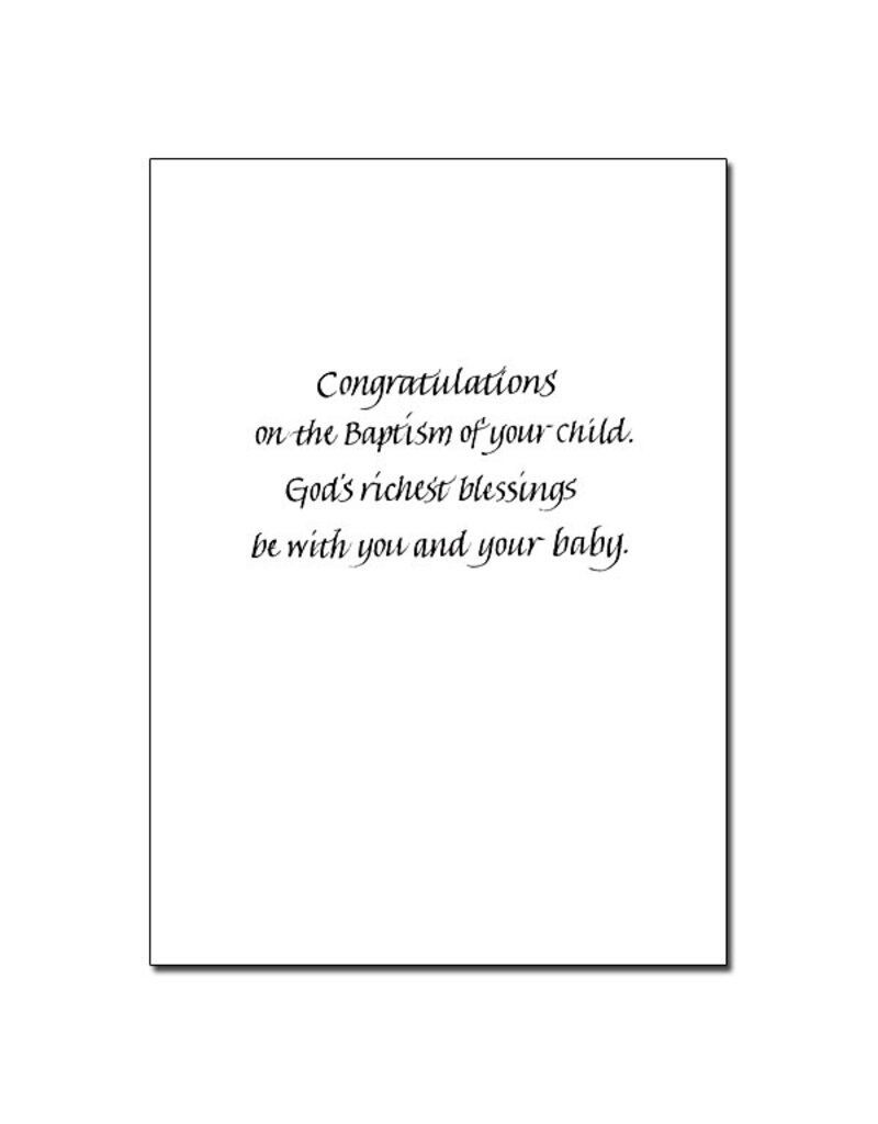 The Printery House Called By Name Baptism Card
