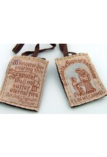 Religious Art Inc Brown Scapular