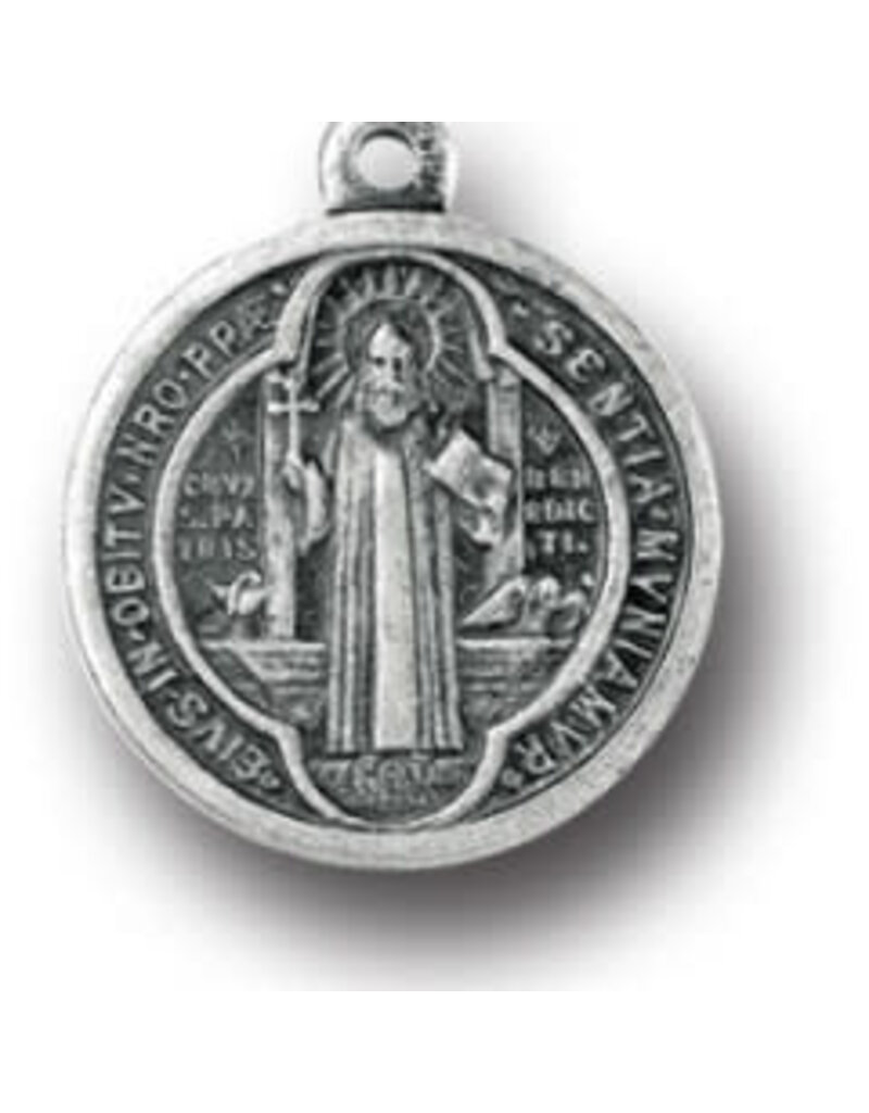 Lumen Mundi 3/4" Small Round Saint Benedict Medal