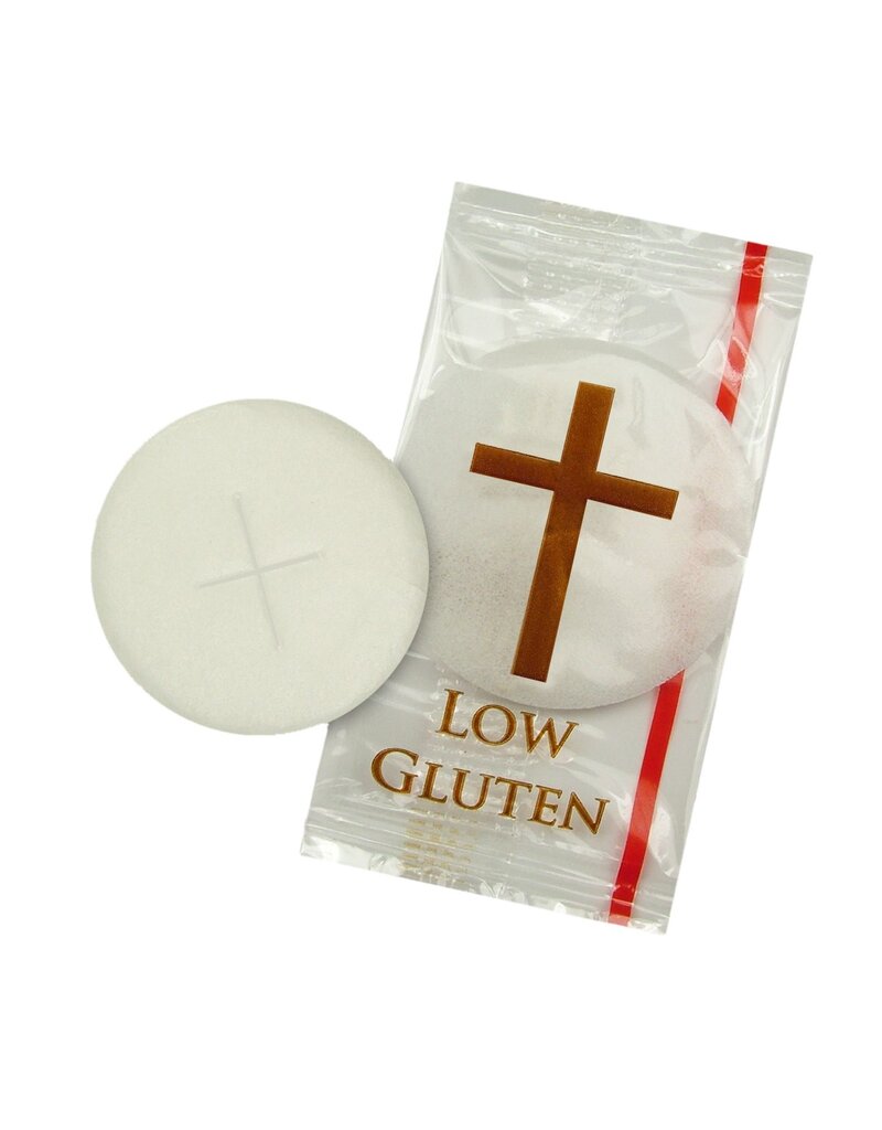 Cavanagh Low Gluten Altar Bread 1 3/8" (35mm) - Box of 25 Individually Wrapped Hosts