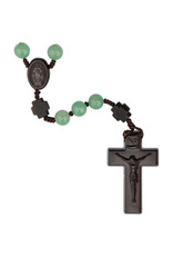 Sine Cera Green Jade - Jujube Wood 8mm Rosary