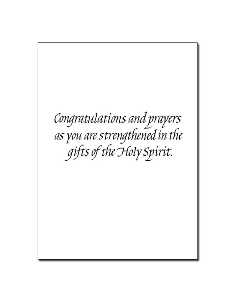 The Printery House Come Holy Spirit Confirmation Card