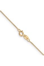 14k Yellow Gold 0.5mm Box Chain