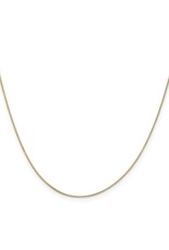 14k Yellow Gold 0.5mm Box Chain