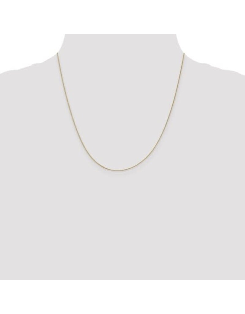 14k Yellow Gold 0.5mm Box Chain