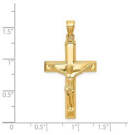 14k Polished Crucifix Pendant
