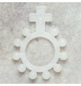 Devon Trading Company Luminous Plastic Rosary Ring