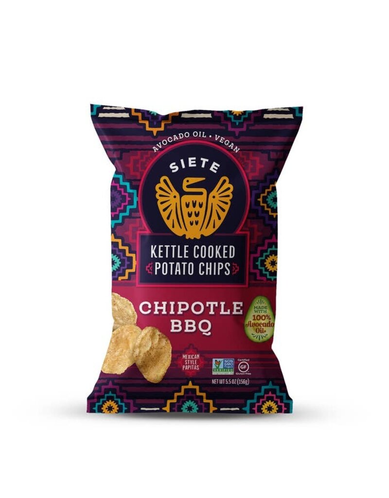 Siete Foods Chipotle BBQ Kettle Cooked Potato Chips
