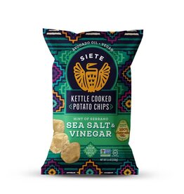 Siete Foods Sea Salt & Vinegar w/ Hint of Serrano Kettle Cooked Potato Chips