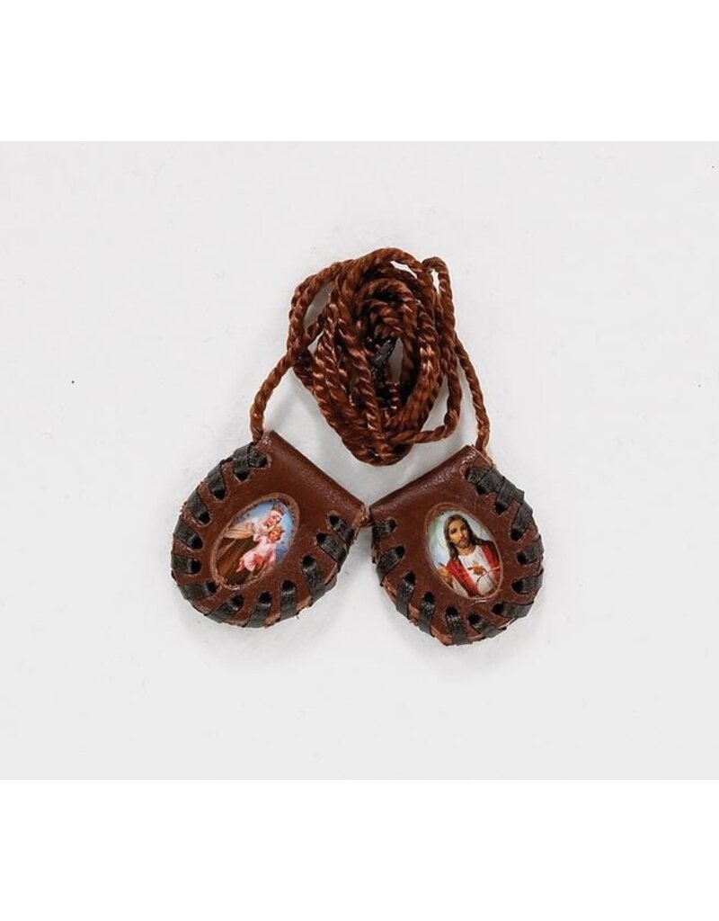 Religious Art Inc Small Leather Scapular