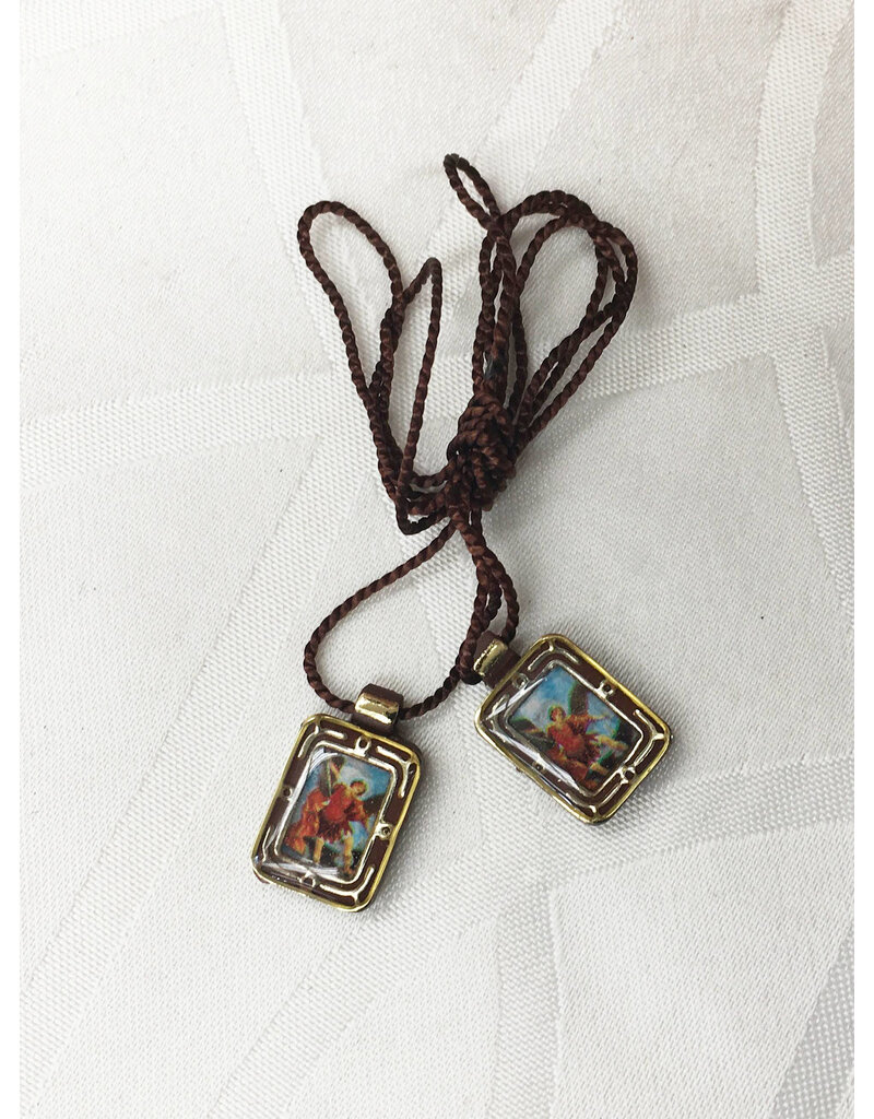 Religious Art Inc St. Michael Scapular (Amor Paz)