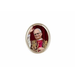 Wallace Brothers Manufacturing Pope Leo XIV Oval Pin