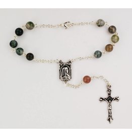 McVan 6mm India Agate Auto Rosary