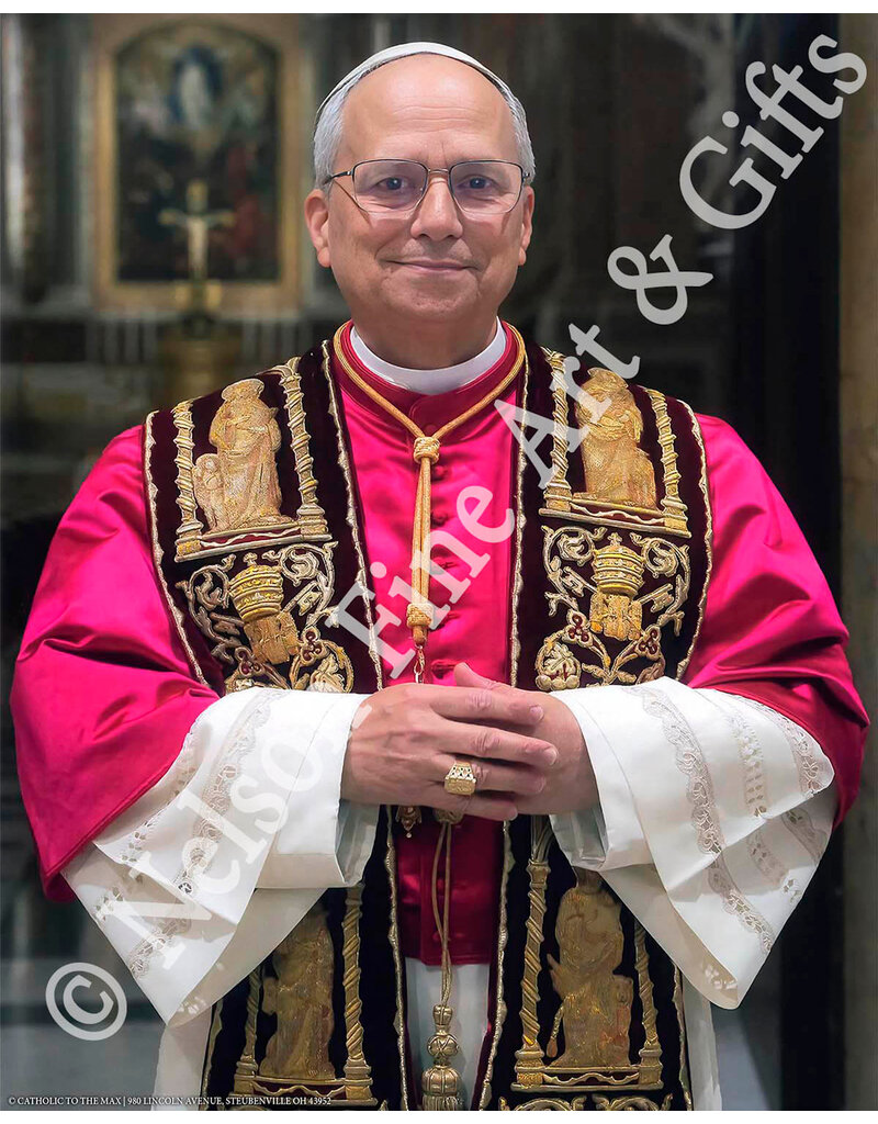 Nelson Fine Art and Gifts Pope Leo XIV 8 x 10" Sleeved print