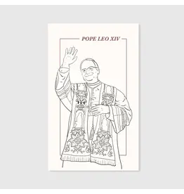 The Printery House Pope Leo XIV - Prayer Card