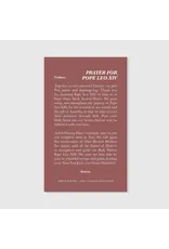 The Printery House Pope Leo XIV - Prayer Card