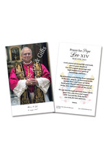 Nelson Fine Art and Gifts Pope Leo XIV Laminated Holy Card